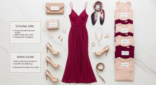 How to Style and Size Glamlora Dresses Perfectly