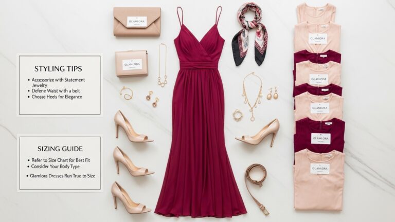 How to Style and Size Glamlora Dresses Perfectly